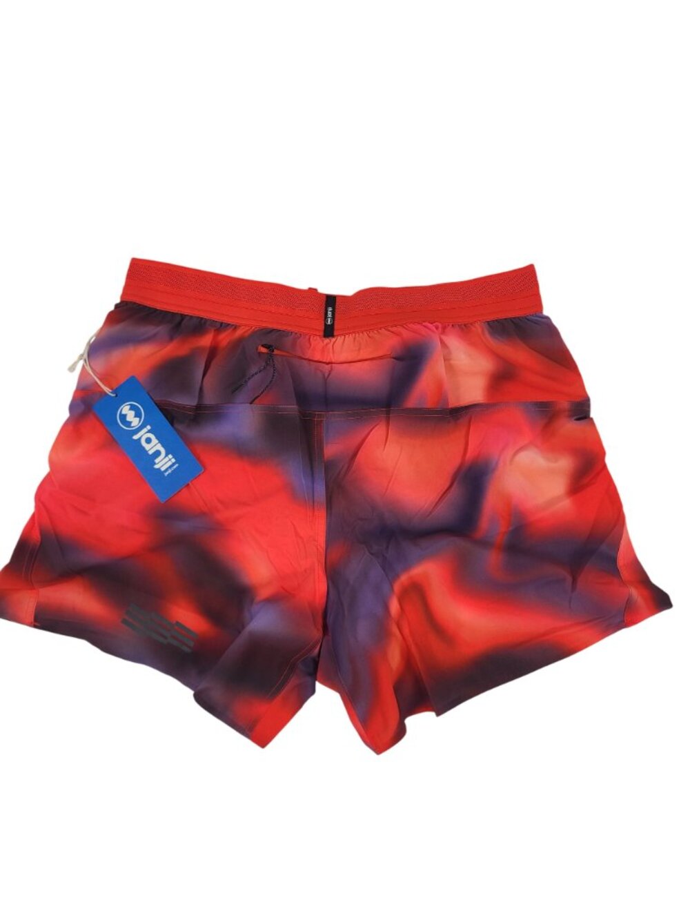 NEW Janji Men's 5" AFO Middle Short Cherry Funk Hyperlight Shell W/ Liner Sz M - Picture 5 of 6